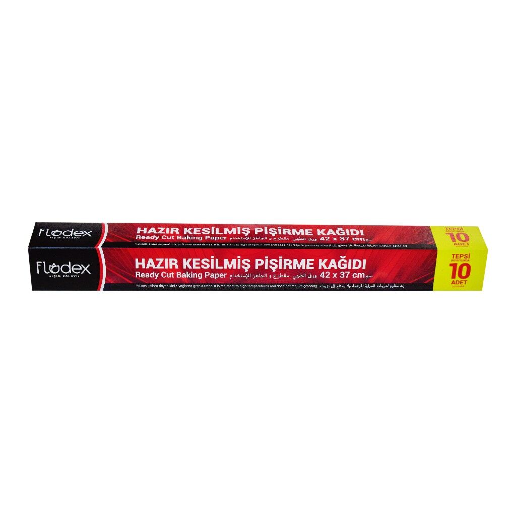 FLODEX HAZIR KESİLMİŞ PİŞİRME KAĞIT 10 LU
