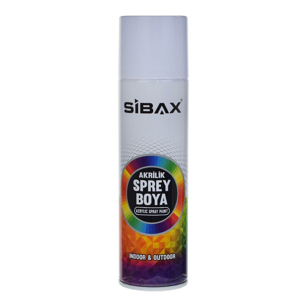 SİBAX AKRİLİK SPREY BOYA 250ML PARLAK VERNİK 0914