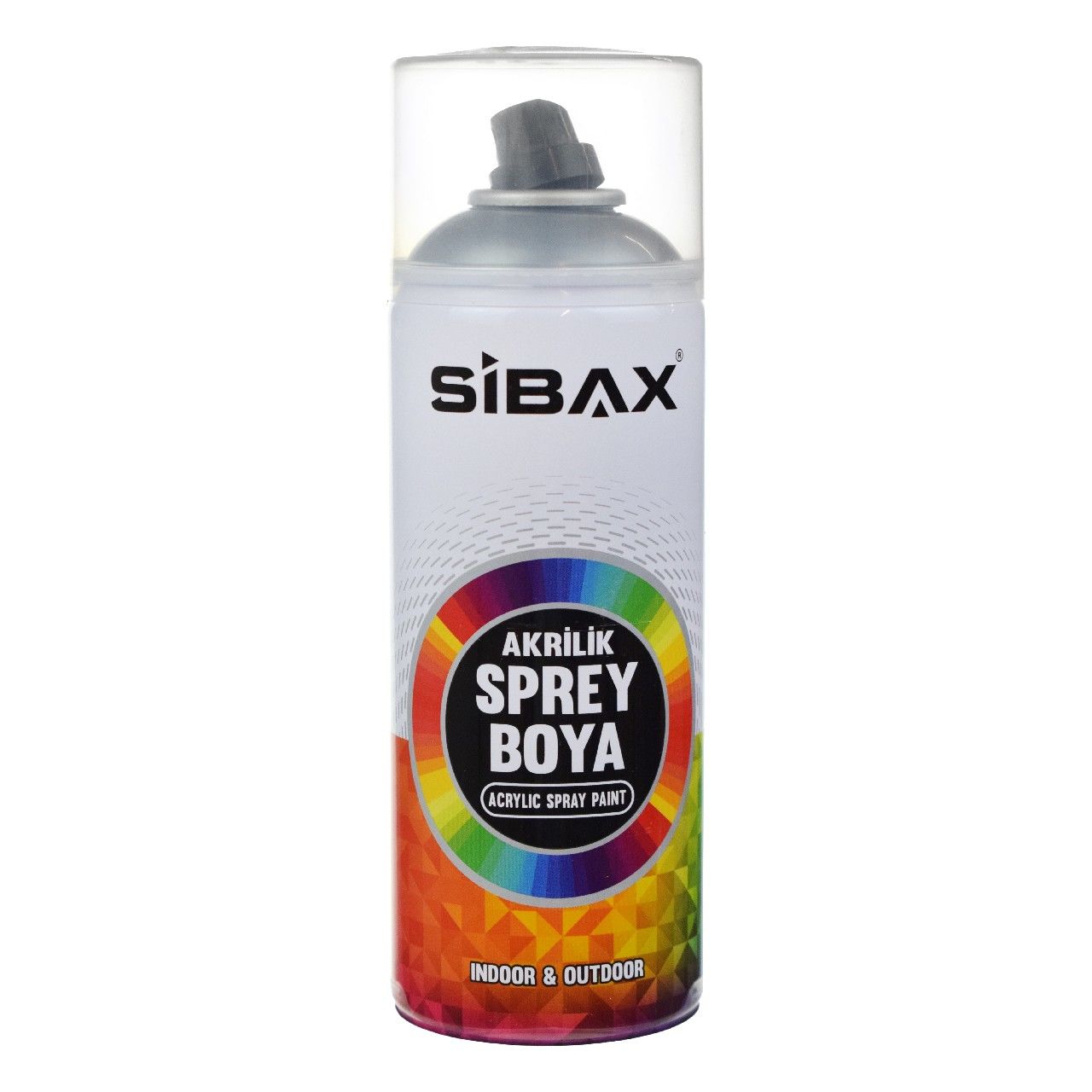 SİBAX AKRİLİK SPREY BOYA 400ML METALİK JANT GÜMÜŞ 0360
