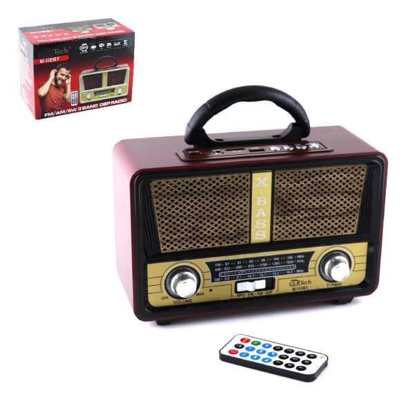 GLRTECH RADYO USB BLUETOOTH M-112BT