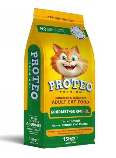 PROTEO GURME KEDİ MAMASI 15 KG