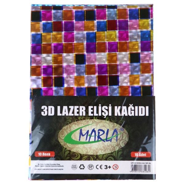 MARLA A4 3D LAZER ELİŞİ KAĞIDI 10P-SL