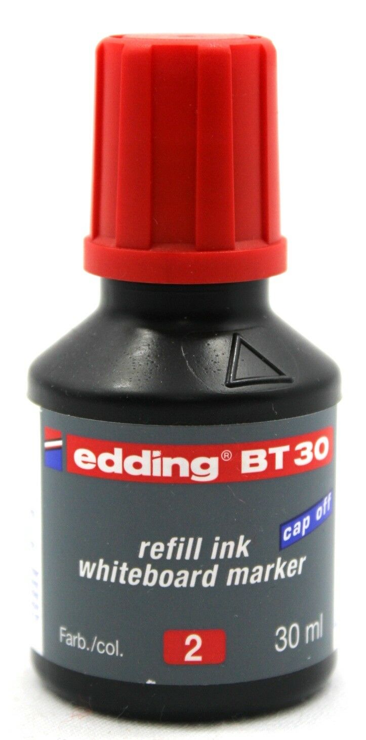 EDDİNG 30 ML MÜREKKEP KIRMIZI E-BT30