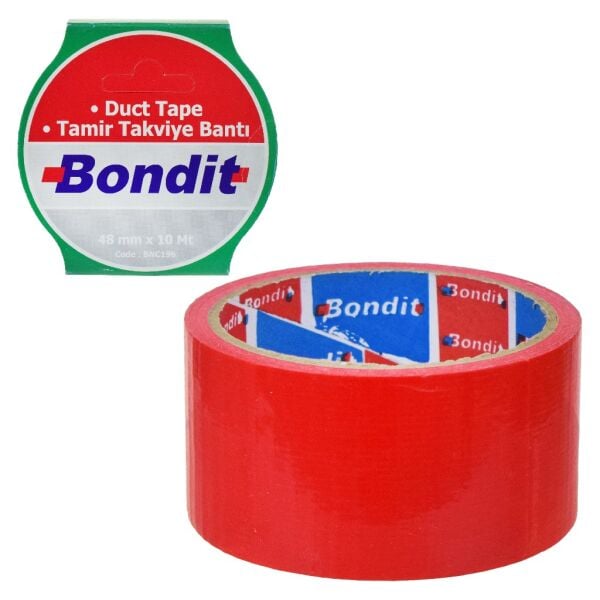 BONDİT TAMİR TAKVİYE BANDI KIRMIZI 48MM*10MT