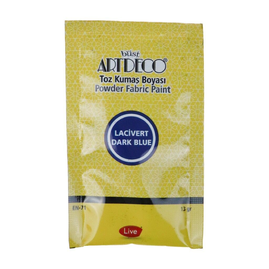 ARTDECO TOZ KUMAŞ BOYASI 13GR LACİVERT 1110