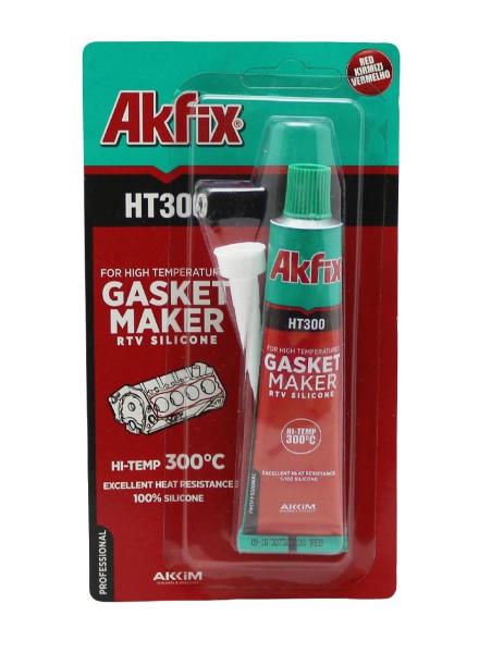 AKFİX 50ML CONTA SİLİKON KIRMIZI SA115