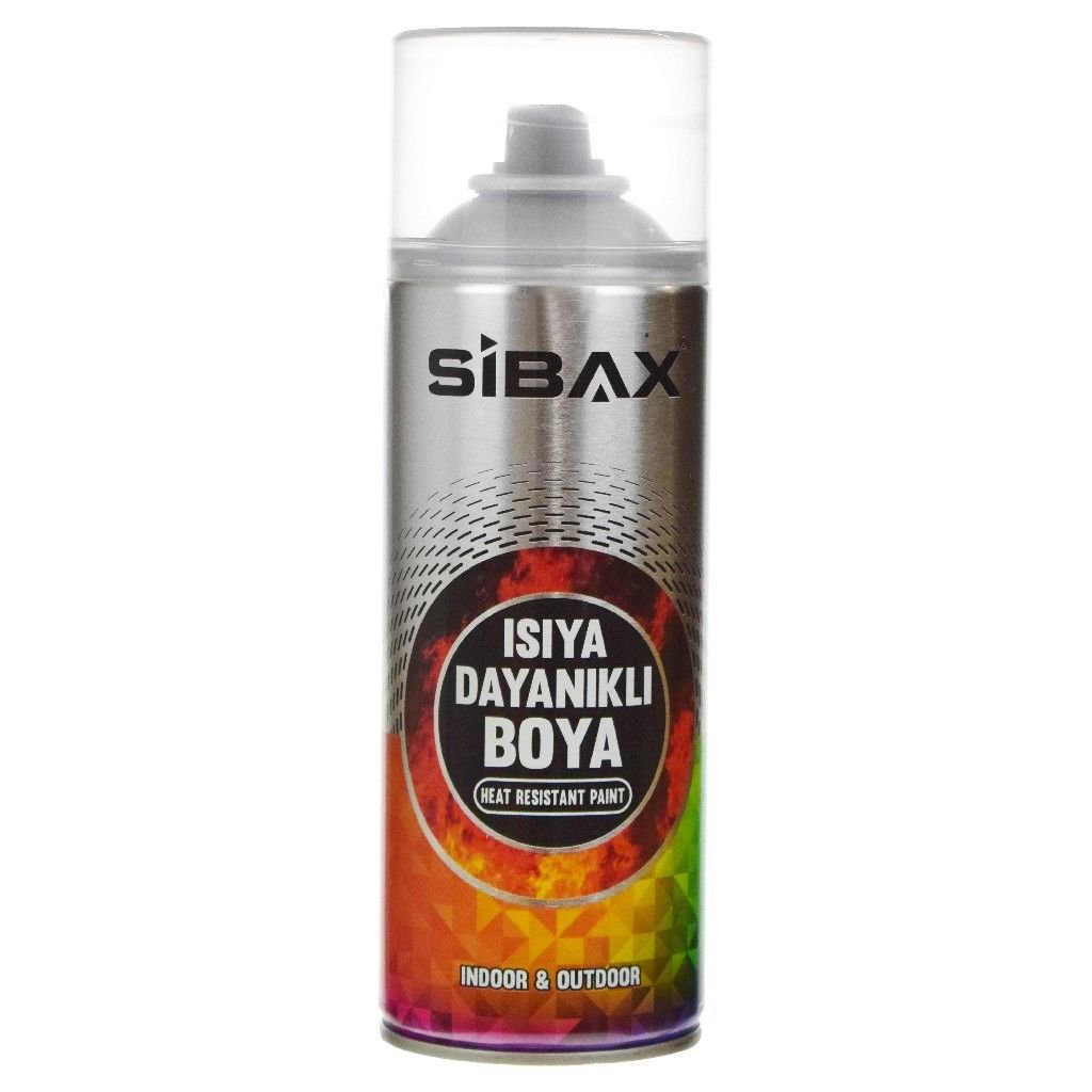 SİBAX ISIYA DAYANIKLI BOYA 400ML SİYAH 0341