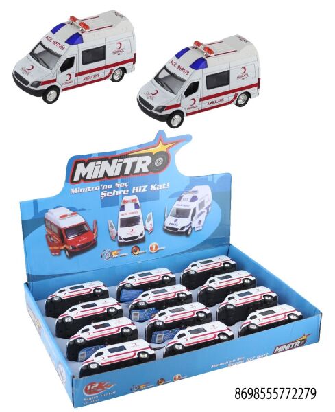 BRLK METAL ÇEKBIRAK IŞIKLI AMBULANS FY5058SA