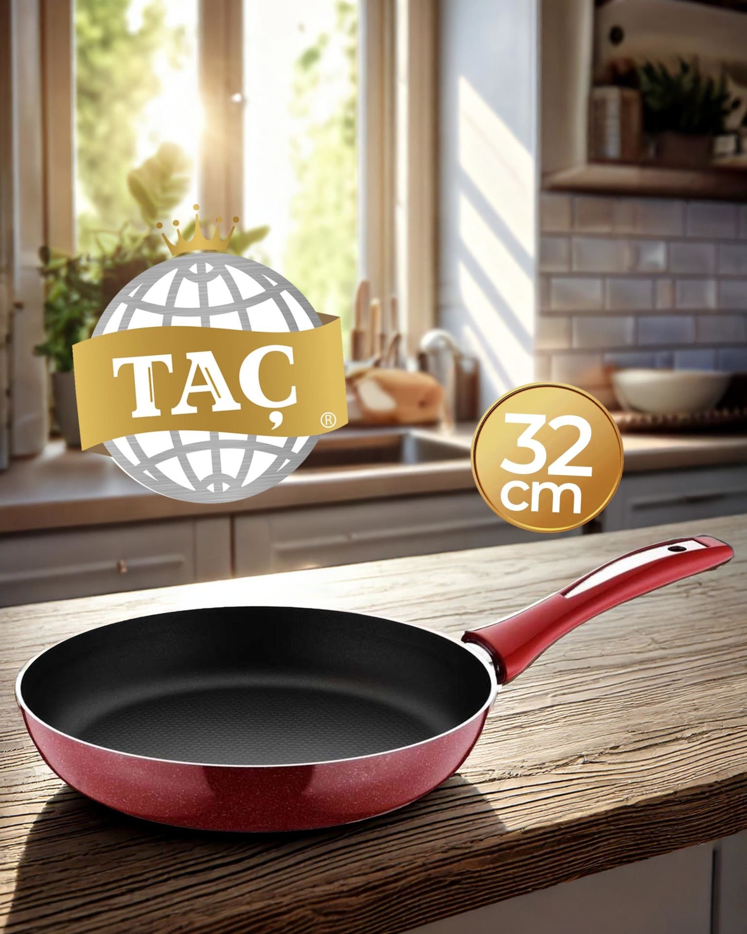 TAÇ GRANİT TAVA 32CM