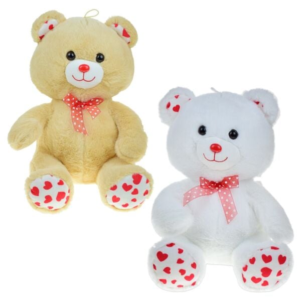 PELUŞ 35 CM PATİLEN KALPLİ AYI PL62305