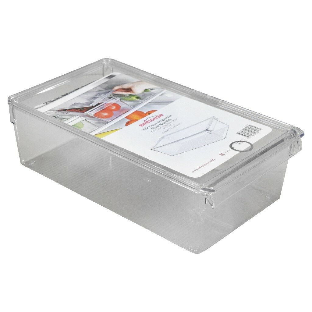 EMHOUSE TALL CLEAR ORGANİZER MAXİ KAPAKLI EP-617