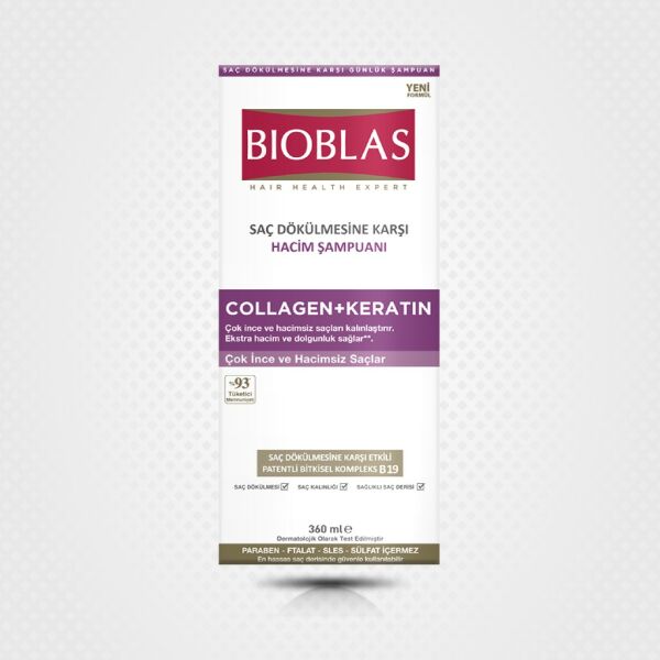 BIOBLAS 360 ML ŞAMP. ÇOK İNCE VE HACİMSİZ SAÇLAR