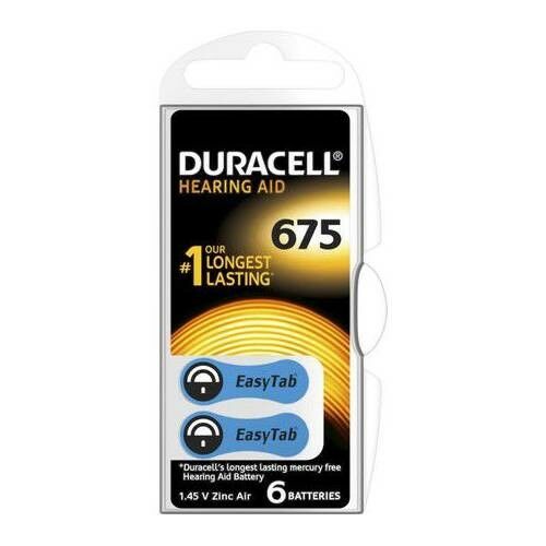 DURACELL ACTIVAIR 675 6LI KULAKLIK PİLİ