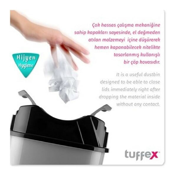 TUFFEX YUTAN ÇÖP KOVASI 15LT NO:3 TP 387