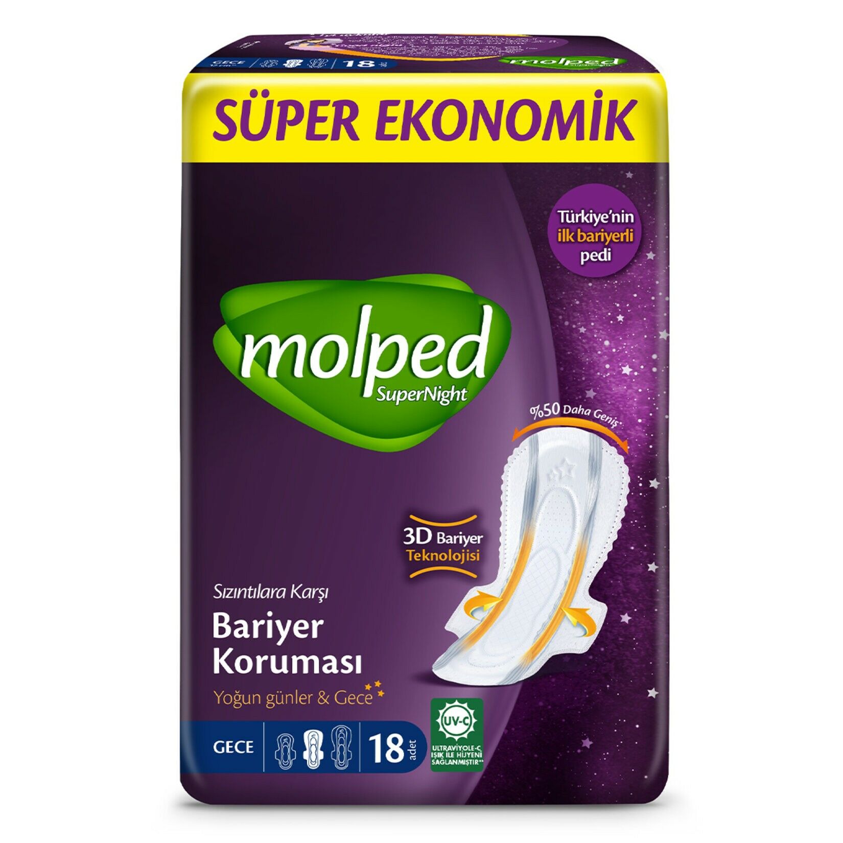 MOLPED SUPERNIGHT UZUN 18 Lİ