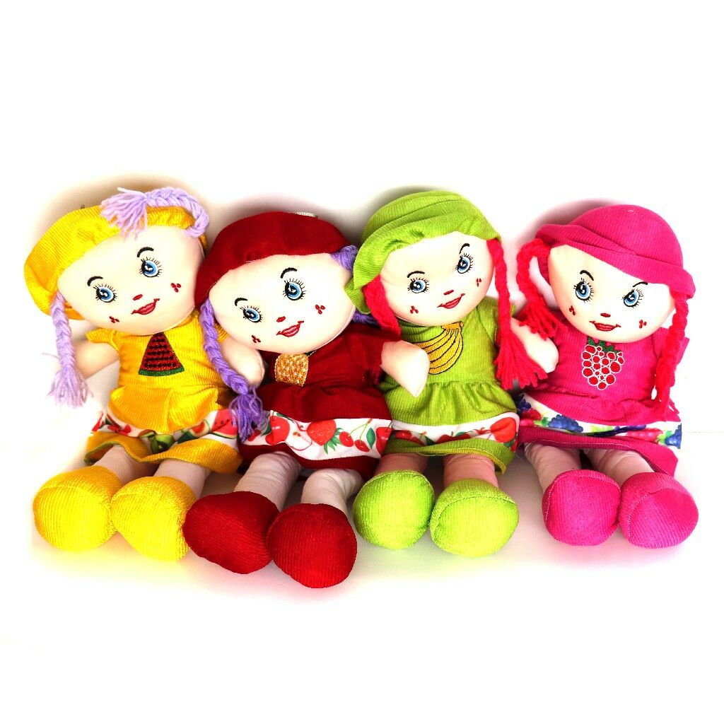 KRKŞ MEYVELİ BEZ BEBEK 40 CM  BCRK-1140