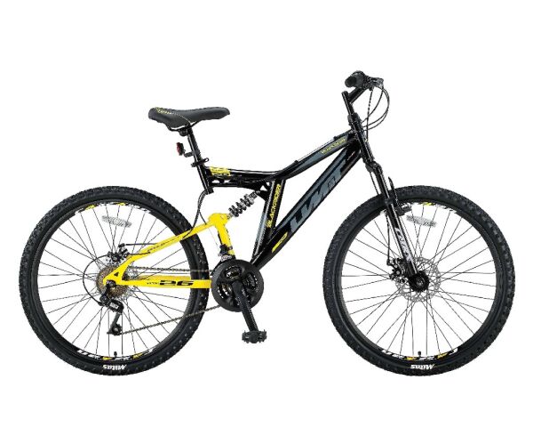 ÜMİT 26 JANT BLACK RIDER AMORTİSÖRLÜ ERKEK BİSİKLET 21 VİTES 2638