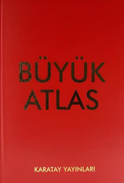 KARATAY BÜYÜK ATLAS CİLTLİ KIRMIZI