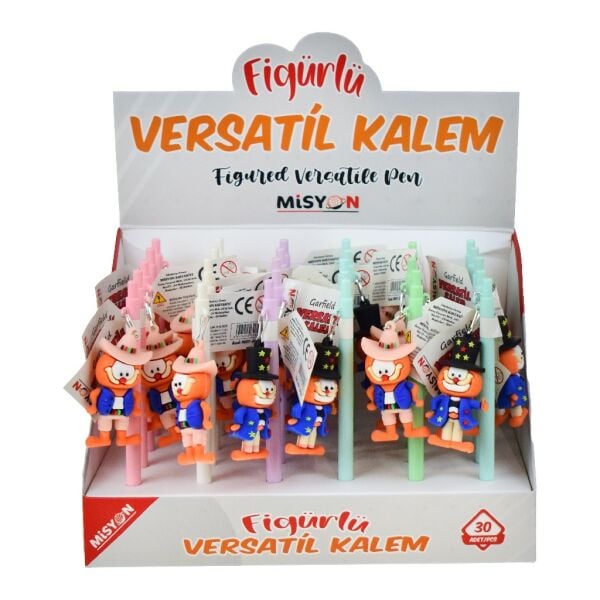 MİSYON GARFİELD FİGÜRLÜ 0.7 UÇLU KALEM MSY-0432