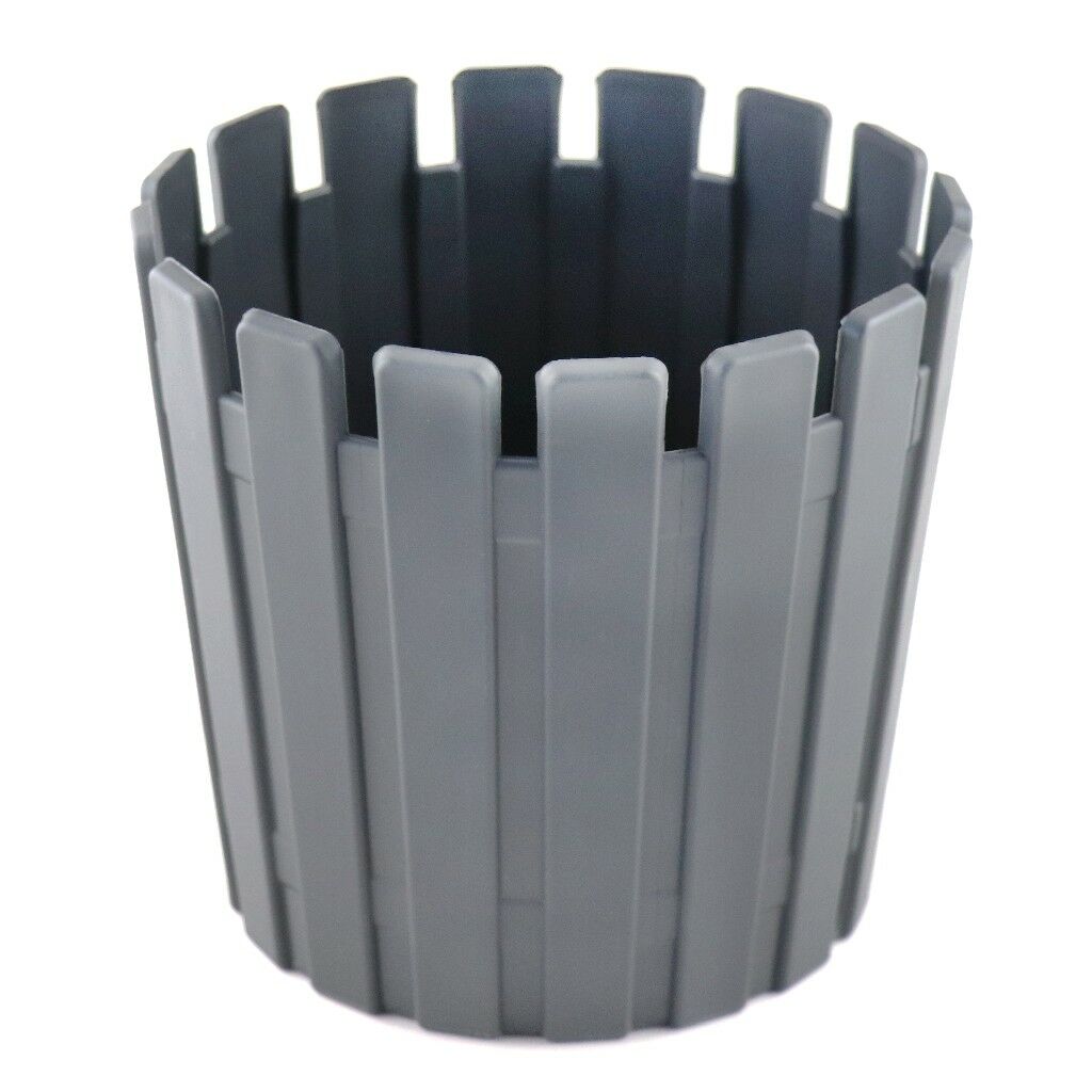 POLİWORK AKASYA SAKSI ANTRASİT 14CM