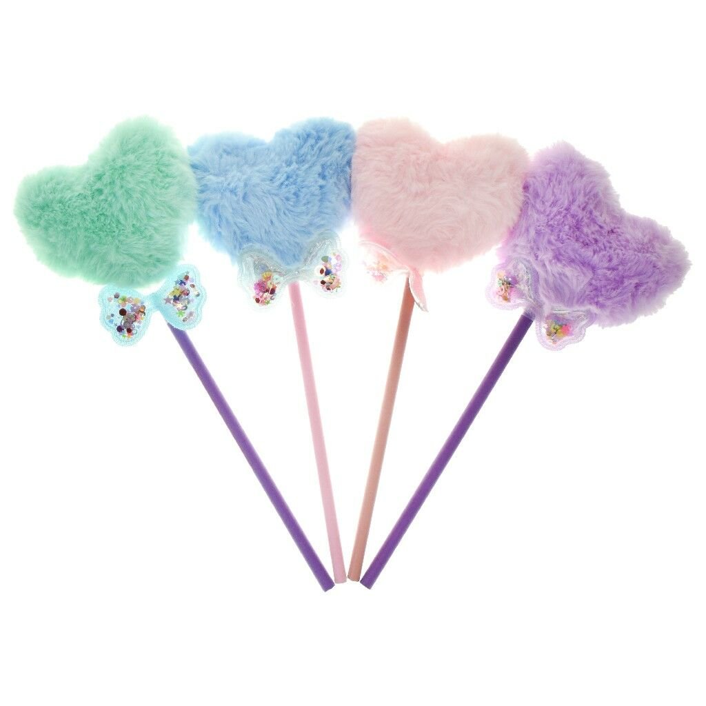 SİLKA FLUFFY HEART PONPONLU KALEM ART.837
