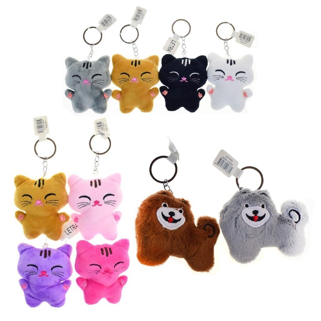 PELUŞ KEDİ-KÖPEK ANAHTARLIK ANH-2093-2095