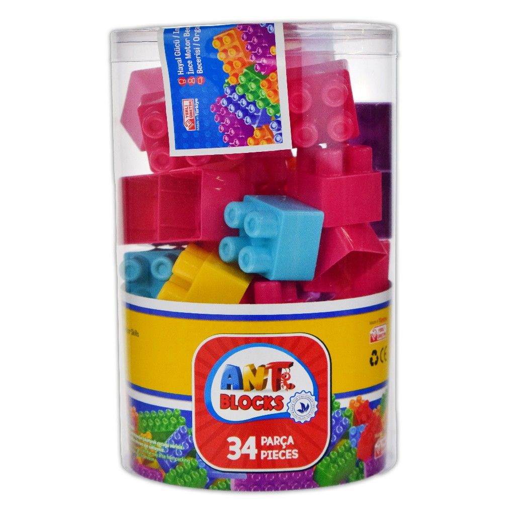 ASY ANT BLOCKS PASTEL AST 34 PARÇA ANT34-P