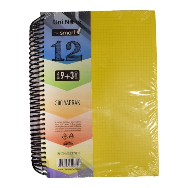 ÇINAR I M SMART 300 YP. A4 AYRAÇLI DEFTER 9+3 62067
