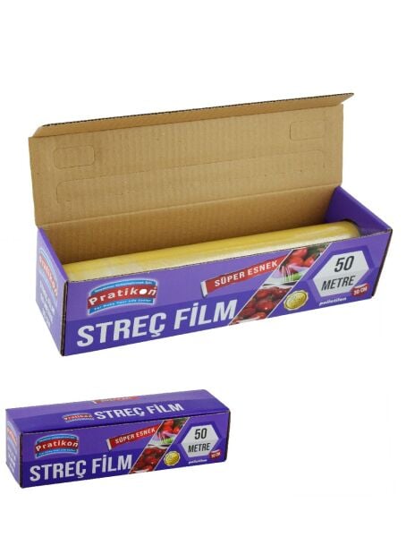 PRATİKON STREÇ FİLM 30CM 50MT KUTULU BR5272