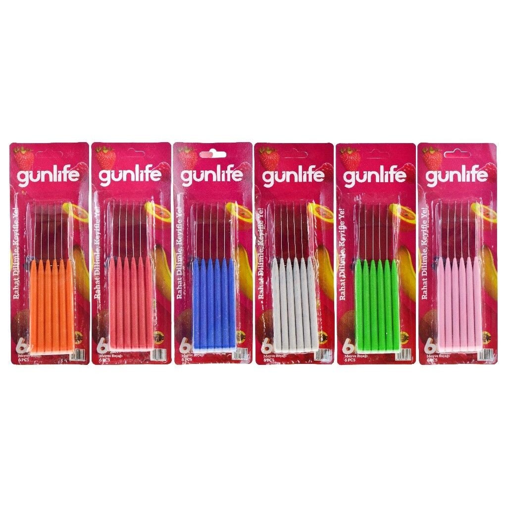 GÜNLİFE 6 LI MEYVE BIÇAK SET GL-4235