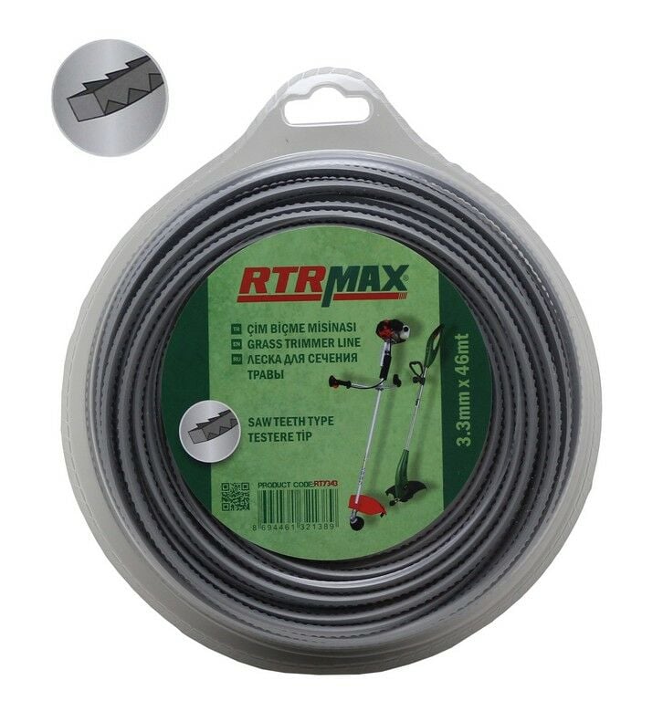 RTRMAX TIRPAN MİSİNASI GRİ TESTERE 3,3MM*46M RTY343