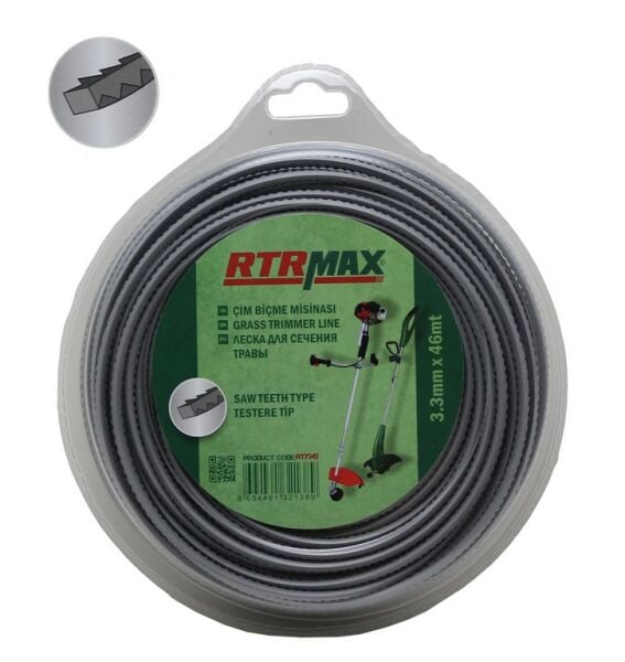 RTRMAX TIRPAN MİSİNASI GRİ TESTERE 3,3MM*46M RTY343