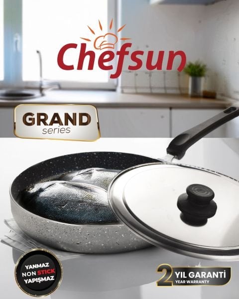 CHEFSUN GRAND SERİES 30 CM GRANİT BALIK TAVASI
