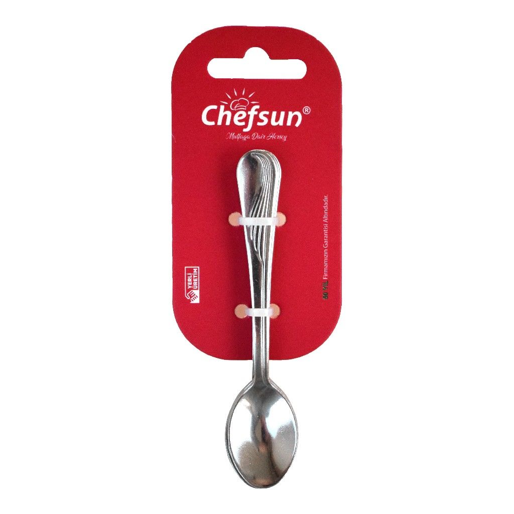 CHEFSUN KUŞKANADI 6 LI ÇAY KAŞIK