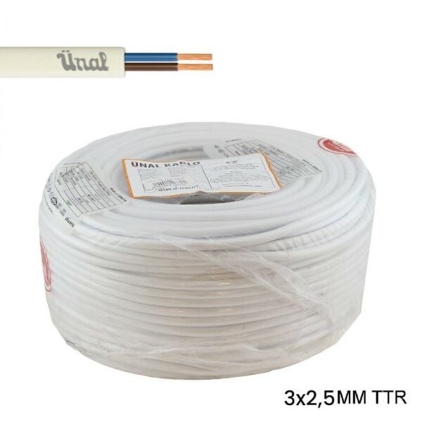 3*2.5 TTR ÜNAL KABLO 100MT