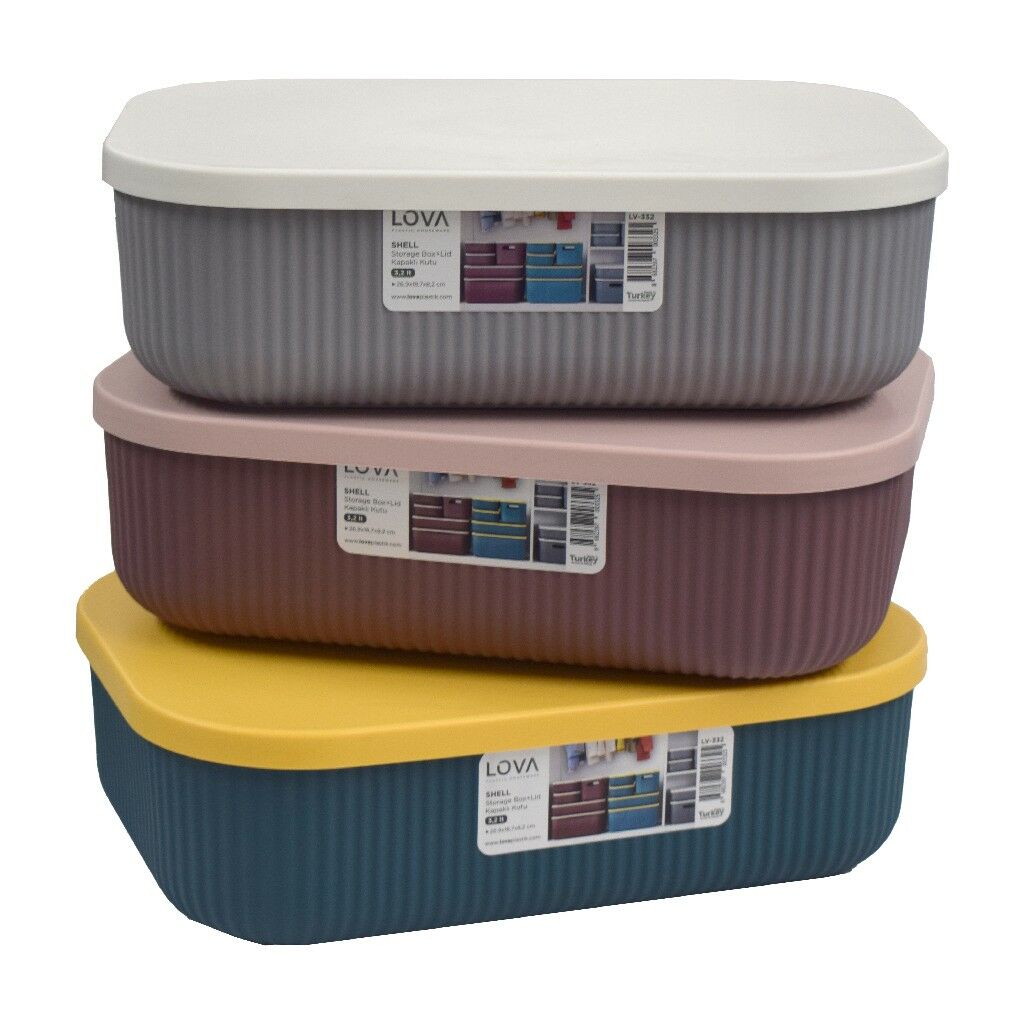 LOVA SHELL KAPAKLI KUTU 3,2 LT LV-332